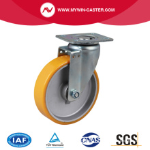 Medium 6 Inch 300Kg Plate Swivel TPU Caster